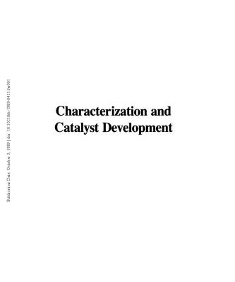 خرید و دانلود نسخه کامل کتاب Characterization and Catalyst Development. An Interactive Approach
