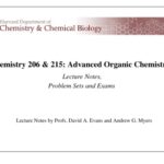 خرید و دانلود نسخه کامل کتاب Chem 206 & 215: Advanced Organic Chemistry Courses [Lecture Notes, Problem Sets, and Exams]