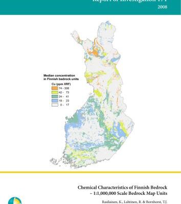 خرید و دانلود نسخه کامل کتاب Chemical Characteristics of Finnish Bedrock – 1: 1 000 000 Scale Bedrock Map Units