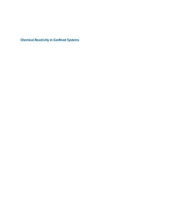 خرید و دانلود نسخه کامل کتاب Chemical Reactivity in Confined Systems: Theory, Modelling and Applications