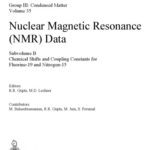 خرید و دانلود نسخه کامل کتاب Chemical Shifts and Coupling Constants for Fluorine-19 and Nitrogen-15