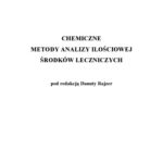 خرید و دانلود نسخه کامل کتاب Chemiczne metody analizy ilościowej środków leczniczych