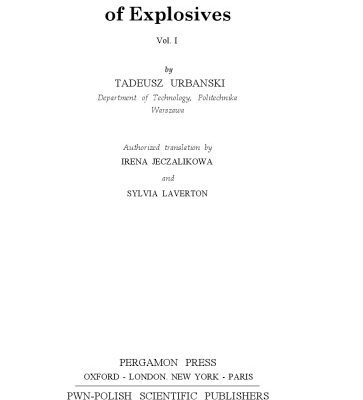 خرید و دانلود نسخه کامل کتاب Chemistry and Technology of Explosives: 3-Volume Set