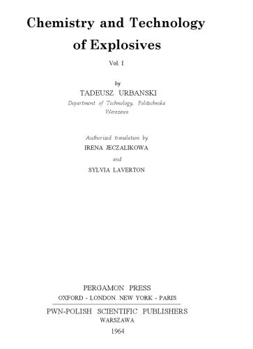 خرید و دانلود نسخه کامل کتاب Chemistry and Technology of Explosives: 3-Volume Set_68d3eac70916c.jpeg خرید و دانلود نسخه کامل کتاب Chemistry and Technology of Explosives: 3-Volume Set