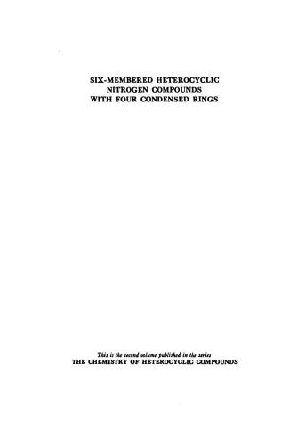 خرید و دانلود نسخه کامل کتاب Chemistry of Heterocyclic Compounds. Volume 2. Six-Membered Heterocyclic Nitrogen Compounds With Four Condensed Rings_68d356bbdf52a.jpeg خرید و دانلود نسخه کامل کتاب Chemistry of Heterocyclic Compounds. Volume 2. Six-Membered Heterocyclic Nitrogen Compounds With Four Condensed Rings