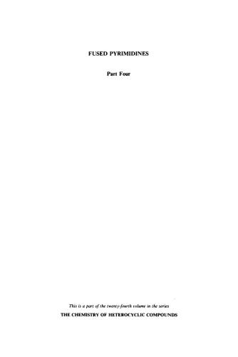 خرید و دانلود نسخه کامل کتاب Chemistry of Heterocyclic Compounds. Volume 24. Fused Pyrimidines. Part IV. Miscellaneous Fused Pyrimidines_68d35128205e6.jpeg خرید و دانلود نسخه کامل کتاب Chemistry of Heterocyclic Compounds. Volume 24. Fused Pyrimidines. Part IV. Miscellaneous Fused Pyrimidines