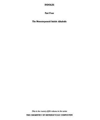 خرید و دانلود نسخه کامل کتاب Chemistry of Heterocyclic Compounds. Volume 25. Indoles. Part IV