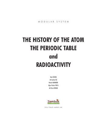 خرید و دانلود نسخه کامل کتاب Chemistry The History of Atom, The Periodic Table and Radioactivity (Zambak)