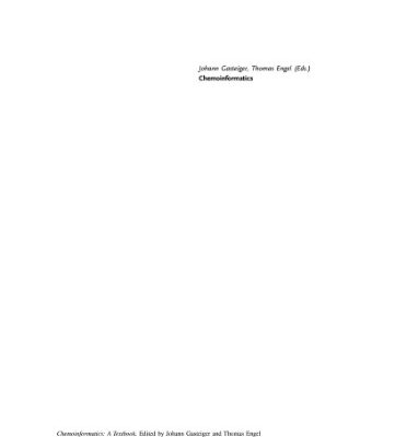 خرید و دانلود نسخه کامل کتاب Chemoinformatics: a textbook