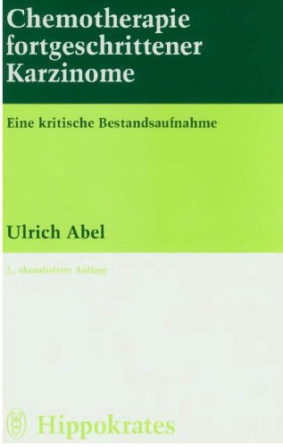 خرید و دانلود نسخه کامل کتاب Chemotherapie fortgeschrittener Karzinome. Eine kritische Bestandsaufnahme_68bb2d4226c1f.jpeg خرید و دانلود نسخه کامل کتاب Chemotherapie fortgeschrittener Karzinome. Eine kritische Bestandsaufnahme