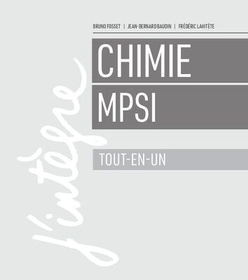 خرید و دانلود نسخه کامل کتاب Chimie – Tout-en-un (MPSI)