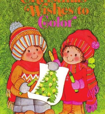 خرید و دانلود نسخه کامل کتاب Christmas Wishes To Colour (Разукрашиваем рождественские подарки)