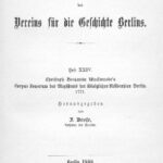 خرید و دانلود نسخه کامل کتاب Christoph Benjamin Wackenrodes Corpus Bonorum des Magistrats der Königlichen Residentzien Berlin. 1771