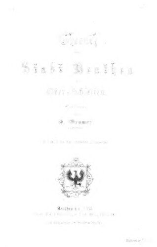 خرید و دانلود نسخه کامل کتاب Chronik der Stadt Beuthen in Ober-Schlesien_68c091b3324df.jpeg خرید و دانلود نسخه کامل کتاب Chronik der Stadt Beuthen in Ober-Schlesien