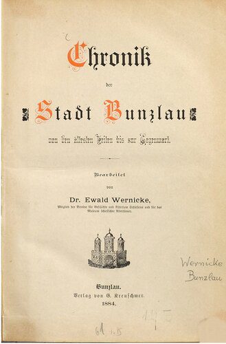 خرید و دانلود نسخه کامل کتاب Chronik der Stadt Bunzlau von den ältesten Zeiten bis zur Gegenwart_68c0375f99189.jpeg خرید و دانلود نسخه کامل کتاب Chronik der Stadt Bunzlau von den ältesten Zeiten bis zur Gegenwart