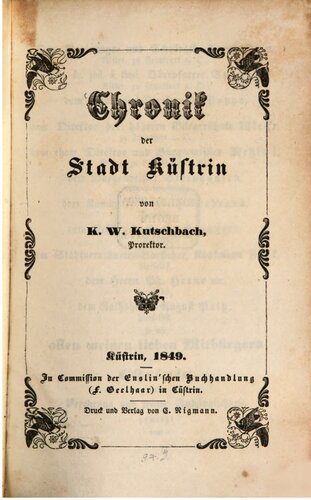 خرید و دانلود نسخه کامل کتاب Chronik der Stadt Küstrin_68c05072ce9bf.jpeg خرید و دانلود نسخه کامل کتاب Chronik der Stadt Küstrin