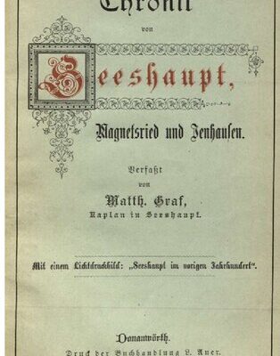خرید و دانلود نسخه کامل کتاب Chronik von Sesshaupt, Magnetsried und Jenhausen