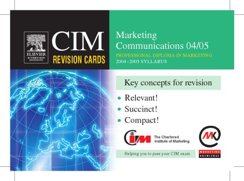 خرید و دانلود نسخه کامل کتاب CIM Revision Cards: Marketing Communications 04 05 (Cim Revision Cards)_68d5e7462cfe0.jpeg خرید و دانلود نسخه کامل کتاب CIM Revision Cards: Marketing Communications 04 05 (Cim Revision Cards)