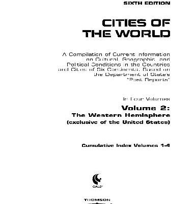 خرید و دانلود نسخه کامل کتاب Cities of the World.America