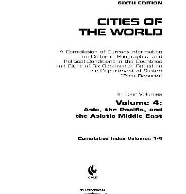 خرید و دانلود نسخه کامل کتاب Cities of the World. Asia and Pacific