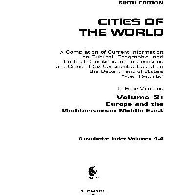 خرید و دانلود نسخه کامل کتاب Cities of the World. Europe and Middle East