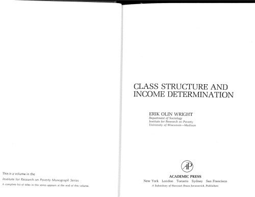 خرید و دانلود نسخه کامل کتاب Class Structure and Income Determination (Institute for Research on Poverty monograph series)_68d4acf2638c3.jpeg خرید و دانلود نسخه کامل کتاب Class Structure and Income Determination (Institute for Research on Poverty monograph series)