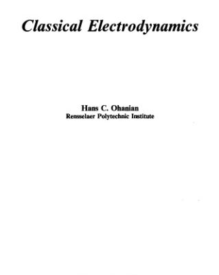 خرید و دانلود نسخه کامل کتاب Classical electrodynamics