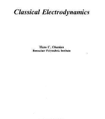 خرید و دانلود نسخه کامل کتاب Classical Electrodynamics