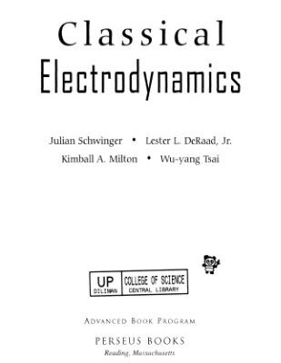 خرید و دانلود نسخه کامل کتاب Classical electrodynamics