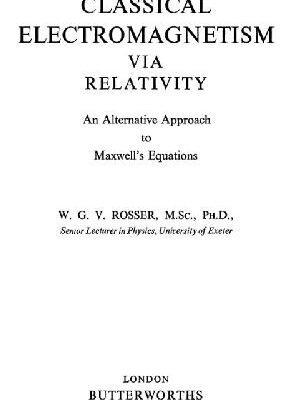 خرید و دانلود نسخه کامل کتاب Classical electromagnetism via relativity