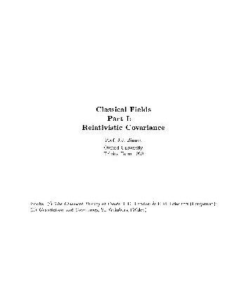 خرید و دانلود نسخه کامل کتاب Classical fields: relativistic covariance