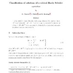 خرید و دانلود نسخه کامل کتاب Classification of solutions of a critical Hardy Sobolev operator