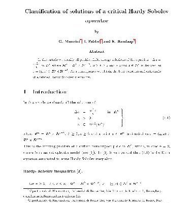 خرید و دانلود نسخه کامل کتاب Classification of solutions of a critical Hardy Sobolev operator