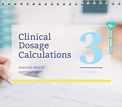 خرید و دانلود نسخه کامل کتاب Clinical Dosage Calculations (3rd Edition) – Orginal Pdf