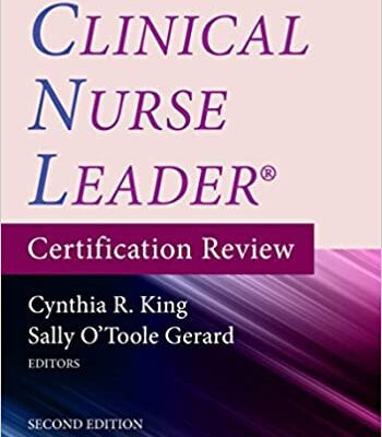 خرید و دانلود نسخه کامل کتاب Clinical Nurse Leader Certification Review (2nd Edition) – Orginal Pdf
