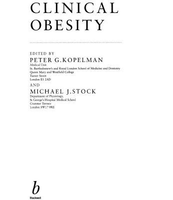 خرید و دانلود نسخه کامل کتاب Clinical Obesity