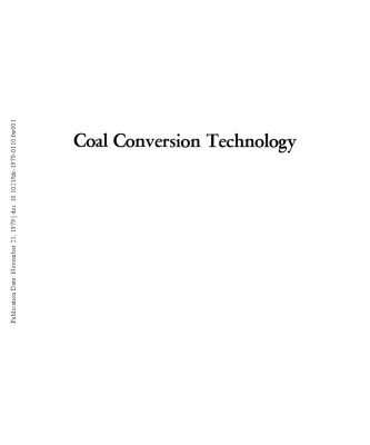 خرید و دانلود نسخه کامل کتاب Coal Conversion Technology. Problems and Solutions