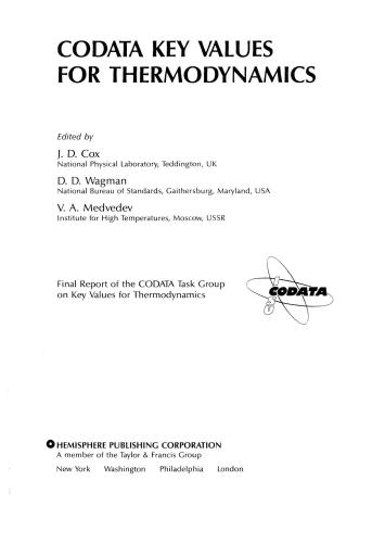 خرید و دانلود نسخه کامل کتاب Codata Key Values for Thermodynamics_68d470bcf3a6e.jpeg خرید و دانلود نسخه کامل کتاب Codata Key Values for Thermodynamics