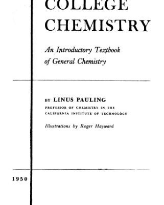 خرید و دانلود نسخه کامل کتاب College Chemistry : An Introductory Textbook of General Chemistry