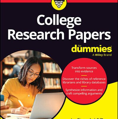 خرید و دانلود نسخه کامل کتاب College Research Papers for Dummies