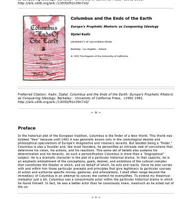 خرید و دانلود نسخه کامل کتاب Columbus and the Ends of the Earth: Europe’s Prophetic Rhetoric as Conquering Ideology