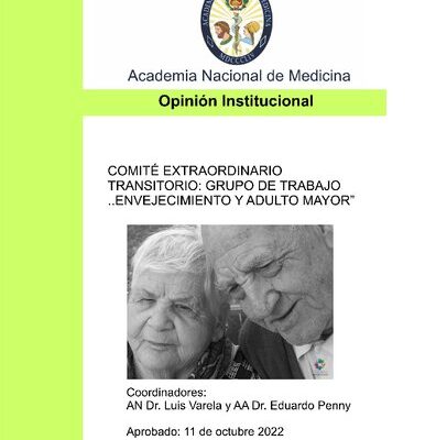 خرید و دانلود نسخه کامل کتاب Comité extraordinario transitorio: Grupo de Trabajo Envejecimiento y Adulto Mayor. Opinión Institucional