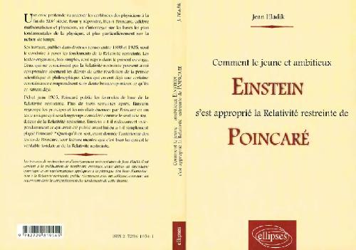 خرید و دانلود نسخه کامل کتاب Comment le jeune et ambitieux Einstein s’est approprie la Relativite restreinte de Poincare_68be7dd9a0f9a.jpeg خرید و دانلود نسخه کامل کتاب Comment le jeune et ambitieux Einstein s’est approprie la Relativite restreinte de Poincare