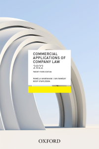 خرید و دانلود نسخه کامل کتاب Commercial Applications of Company Law eBook 2022 (23rd Edition) – + Pdf