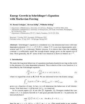 خرید و دانلود نسخه کامل کتاب Communications in Mathematical Physics – Volume 240