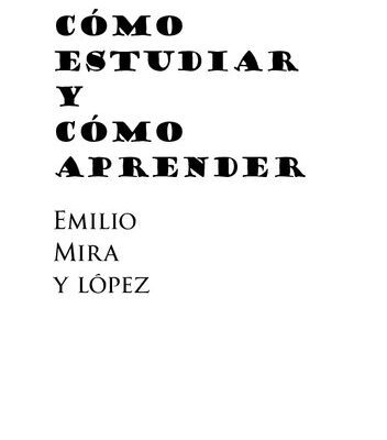خرید و دانلود نسخه کامل کتاب Cómo estudiar y cómo aprender
