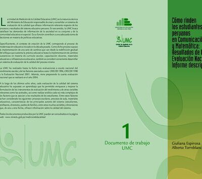 خرید و دانلود نسخه کامل کتاب Cómo rinden los estudiantes peruanos en Comunicación y Matemática: Resultados de la Evaluación Nacional 2001. Informe Descriptivo
