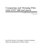 خرید و دانلود نسخه کامل کتاب Comparing and Merging Files with GNU diff and patch