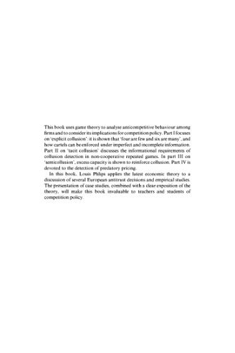 خرید و دانلود نسخه کامل کتاب Competition Policy: A Game-Theoretic Perspective_68b65f6b79289.jpeg خرید و دانلود نسخه کامل کتاب Competition Policy: A Game-Theoretic Perspective