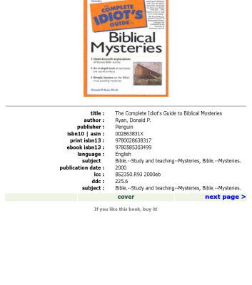 خرید و دانلود نسخه کامل کتاب Complete Idiot’s Guide to Biblical Mysteries